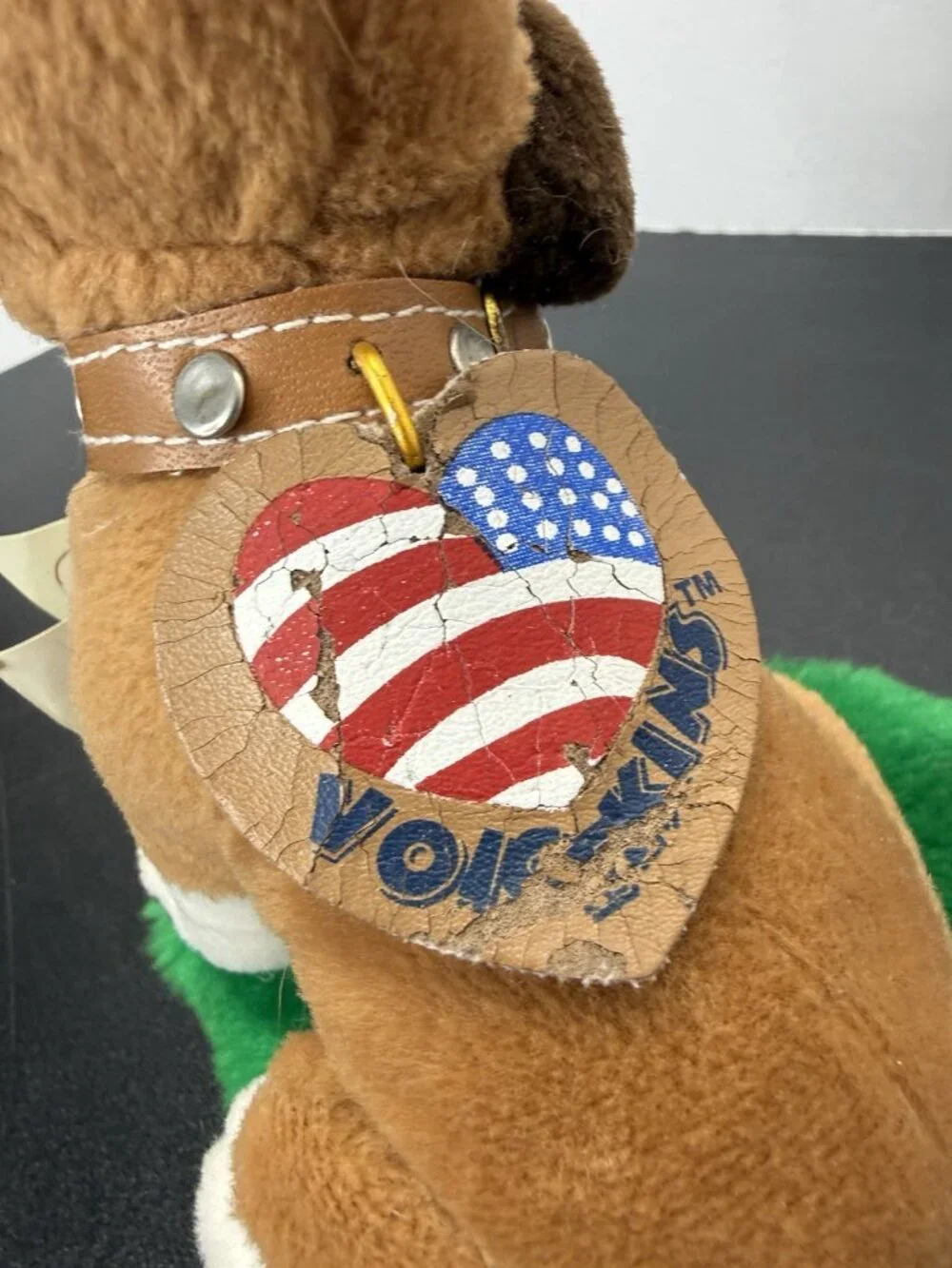 Vintage 2000 Voicekins Boxer Brown White Dog Stuffed Animal Plush Not Working